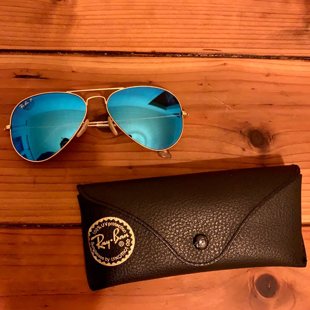 Ray-Ban Aviators With Case